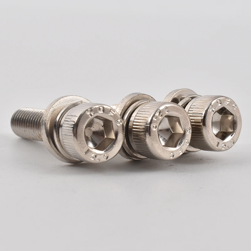 Nickel-plated Hex Socket Cap Head Combination Screws