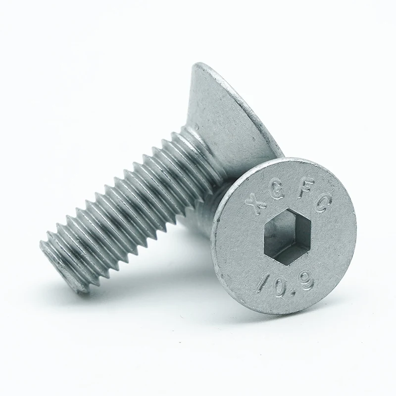 Dacromet-coated Hex Socket Countersunk Head Cap Screws